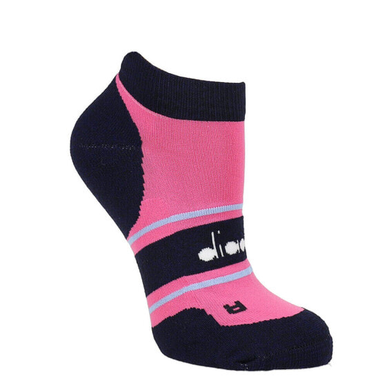 Diadora No Show Tennis Socks Womens Pink Casual 179116-50257