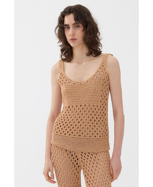 Women's Mesh Knit Top