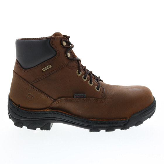 Wolverine Durbin Waterproof Steel Toe 6" W05483 Mens Brown Work Boots