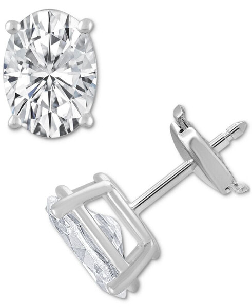 Certified Lab Grown Diamond Oval Stud Earrings (4 ct. t.w.) in 14k Gold