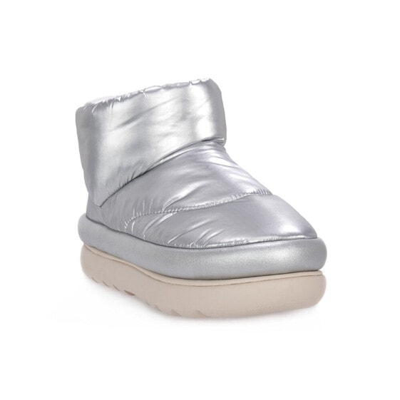 UGG Classic Maxi Mini Metallic Silver