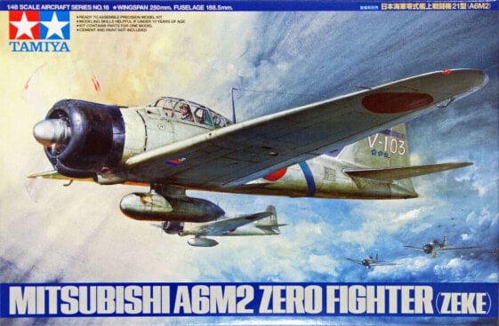 Tamiya Mitsubishi A6M2 Zero Fighter 61016