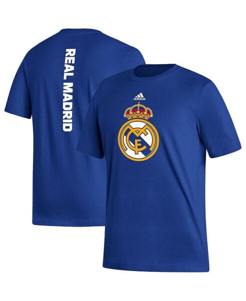 Men's Blue Real Madrid Vertical Back T-shirt