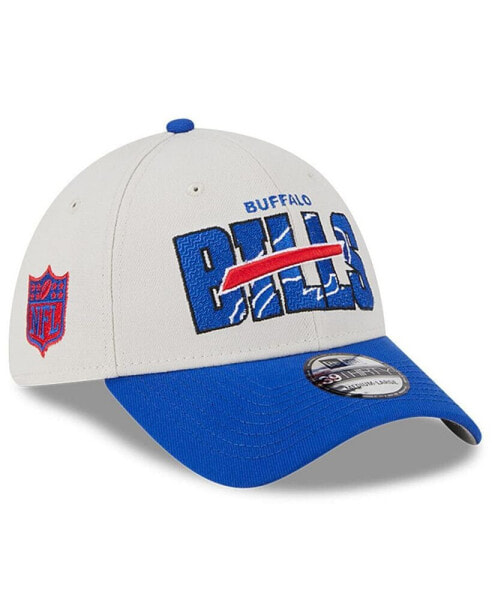 Men's Stone, Royal Buffalo Bills 2023 NFL Draft 39THIRTY Flex Hat