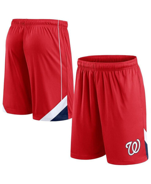 Men's Red Washington Nationals Slice Shorts