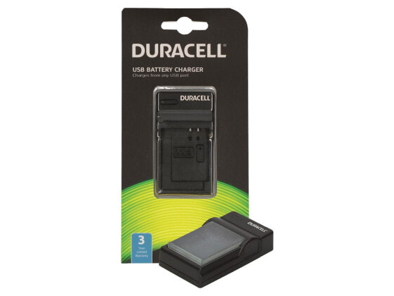 Duracell Digital Camera Battery Charger - USB - Canon LP-E17 - Black - Indoor battery charger - 5 V - 5 V