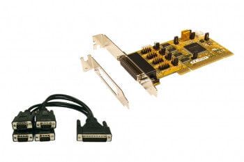 Exsys EX-41384 - PCI - Serial - RS-232 - PC - 130 mm - 34 mm