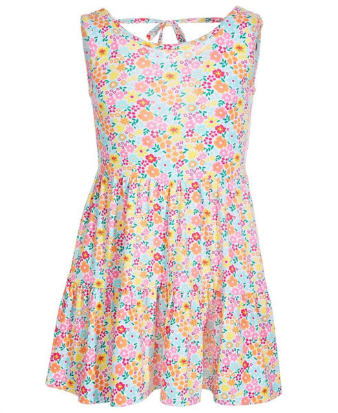 Toddler & Little Girls Ditsy Floral-Print Tank Dress, Created for Macy's