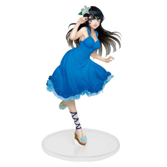 Фигурка TAITO PRIZE Rascal Does Not Dream Of Bunny Girl Senpai Mai Sakurajima Summer Dress Ver. Renewal Edition (Лисичка не верит в кроличью девочку Май Сакураджима Летнее платье Версия обновления).