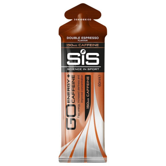 Энергетический гель SIS Go Isotonic Caffeine 60 мл с двойным содержанием кофеина