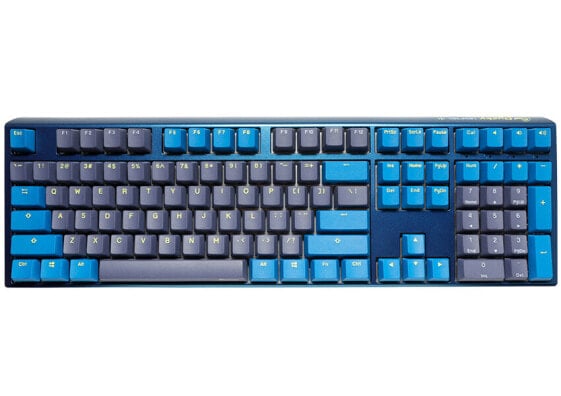 Ducky One 3 Daybreak RGB - Full-size (100%) - USB - Mechanical - RGB LED - Black - Blue - Green - Mouse included
