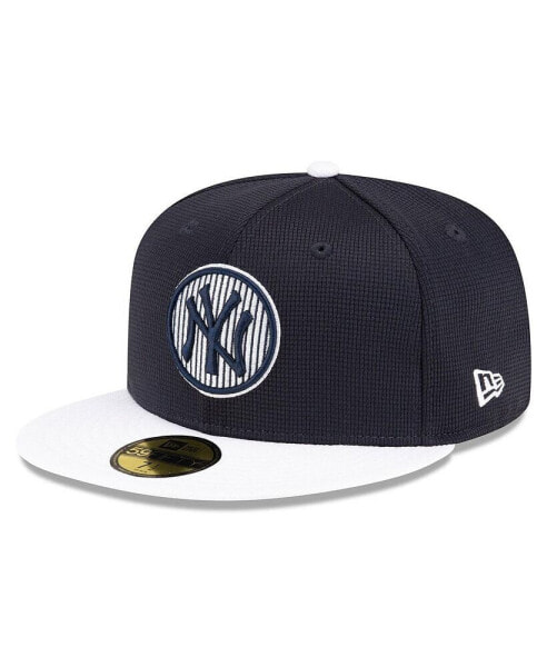 Men's Navy New York Yankees 2024 Batting Practice 59FIFTY Fitted Hat