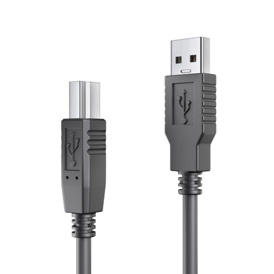 Шнур USB 3.2 Gen 1 (3.1 Gen 1) PureLink DS3000-150 - 15 м - USB A - USB B - черный