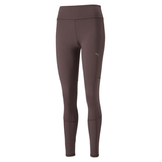 Puma Run Favorite Regular Rise Athletic Leggings Womens Brown Athletic Casual 52