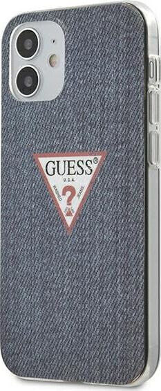 Guess Guess GUHCP12SPCUJULDB iPhone 12 5,4 granatowy/dark blue hardcase Jeans Collection