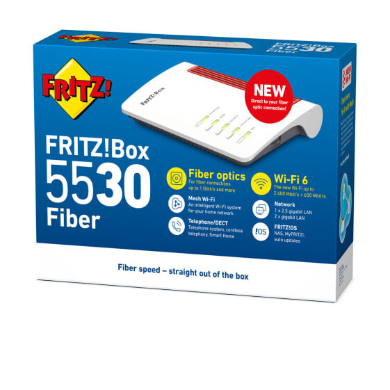 Роутер Fritz! FRITZBOX 5530 FIBER XGS-PONWRLS