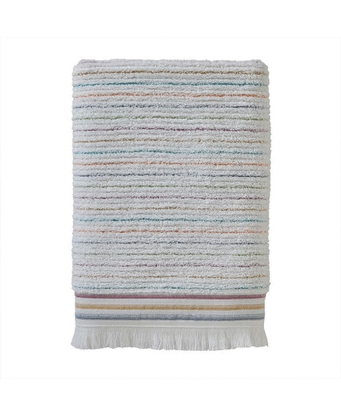 Subtle Stripe Cotton Bath Towel, 54" x 28"