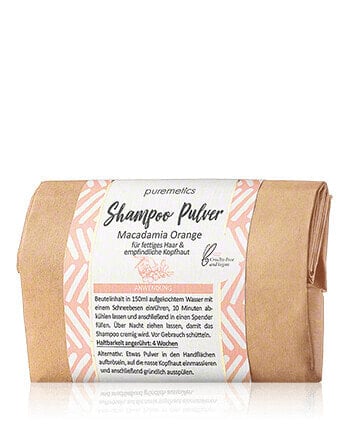 puremetics Shampoo-Pulver Macadamia Orange (50 g)