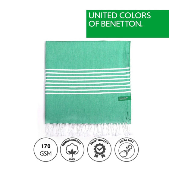 Beach Towel Hammam Benetton Green