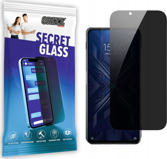 GrizzGlass Szkło prywatyzujące GrizzGlass SecretGlass Xiaomi Black Shark 4 5G