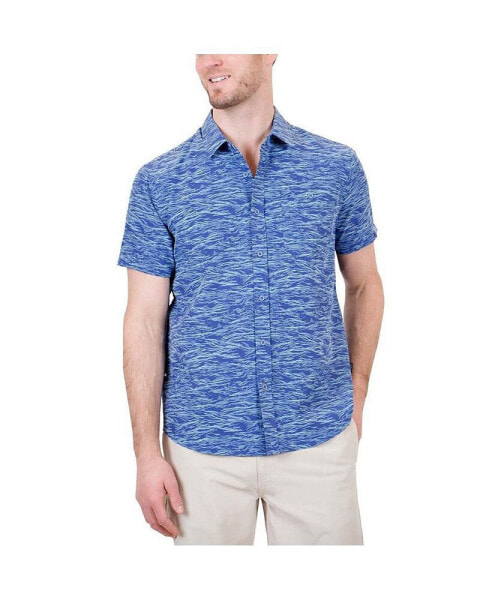 Men's One-Pocket Sun Protection Button Down Shirt