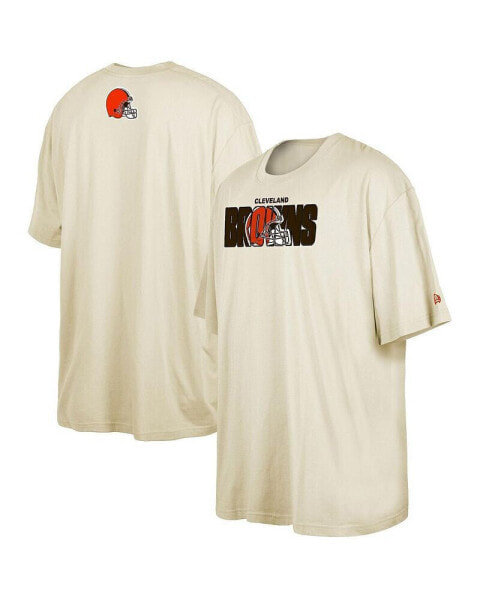 Men's Cream Cleveland Browns 2023 NFL Draft Big and Tall T-shirt