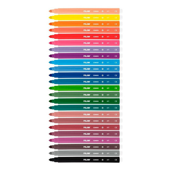 MILAN 64080 Felt Pen 24 Units