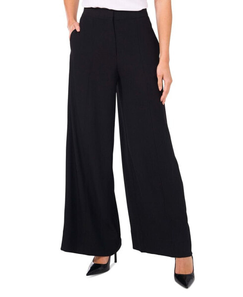 Women's Pleated Wide-Leg Pants