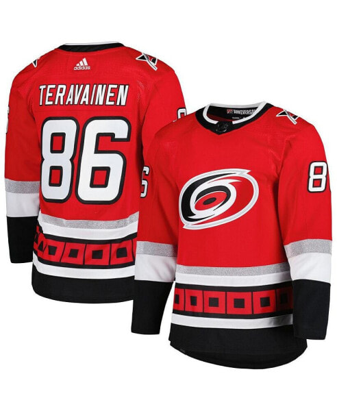 Men's Teuvo Teravainen Red Carolina Hurricanes 25th Anniversary Authentic Pro Player Jersey