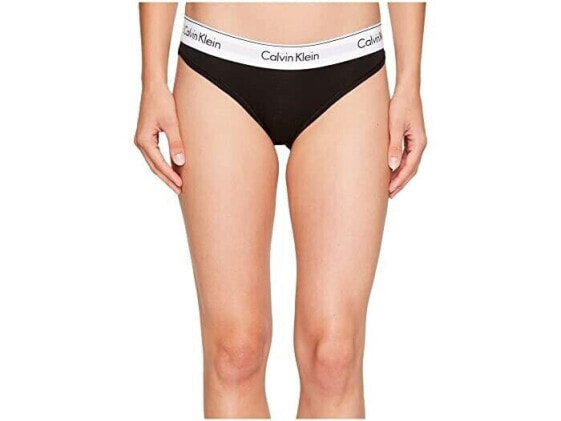 Calvin Klein 253196 Womens Modern Cotton Bikini Panty Black Underwear Size L