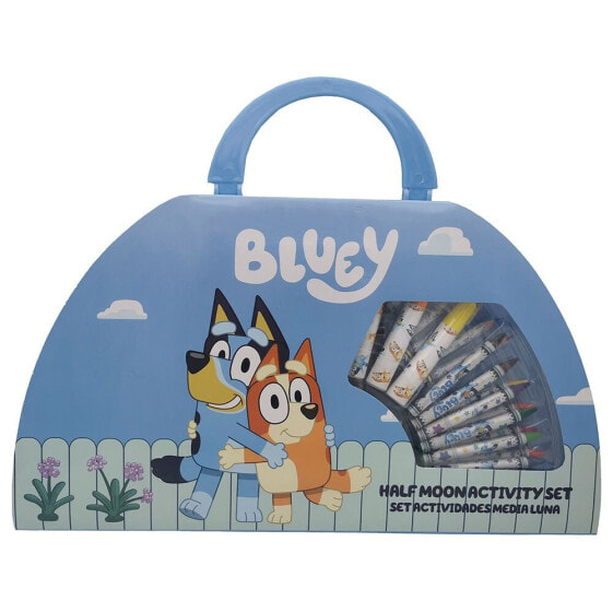 BLUEY 52 Pieces Art Set In Box Briefcase Style