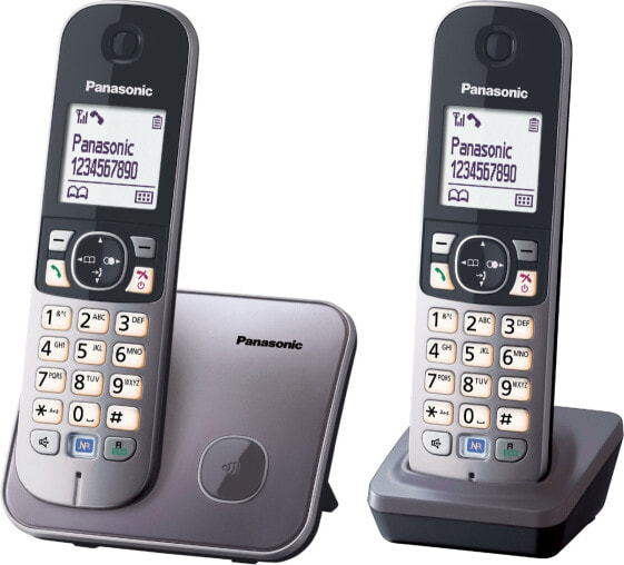 Telefon stacjonarny Panasonic KX-TG6812PDM Szary