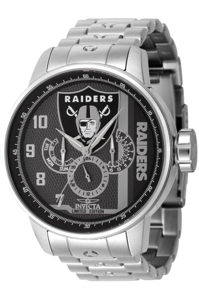 Часы Invicta NFL Las Vegas Raiders 48mm Steel