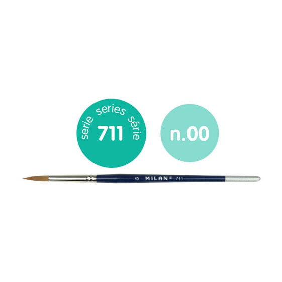 MILAN ´Fine Selection´ Round Paintbrush With Short Handle Series 711 No. 00