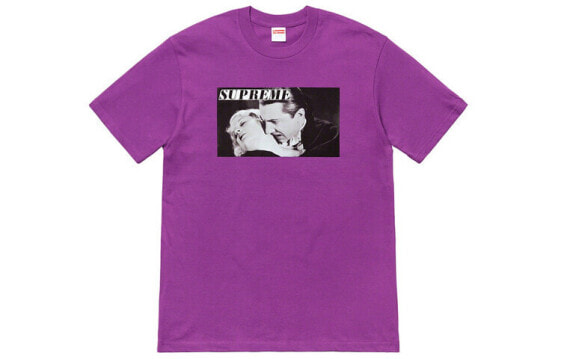 Supreme SS19 Bela Lugosi Tee 吸血鬼印花短袖T恤 男女同款 紫色 送礼推荐 / Футболка Supreme SS19 Bela Lugosi Tee T SUP-SS19-10444