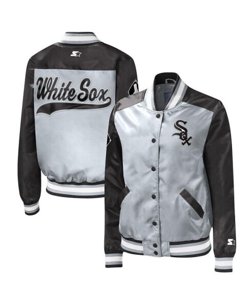 Толстовка женская Starter The Legend серебряная Chicago White Sox