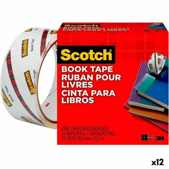 Adhesive Tape Scotch 38,1 mm x 13,7 m Transparent polypropylene (12 Units)