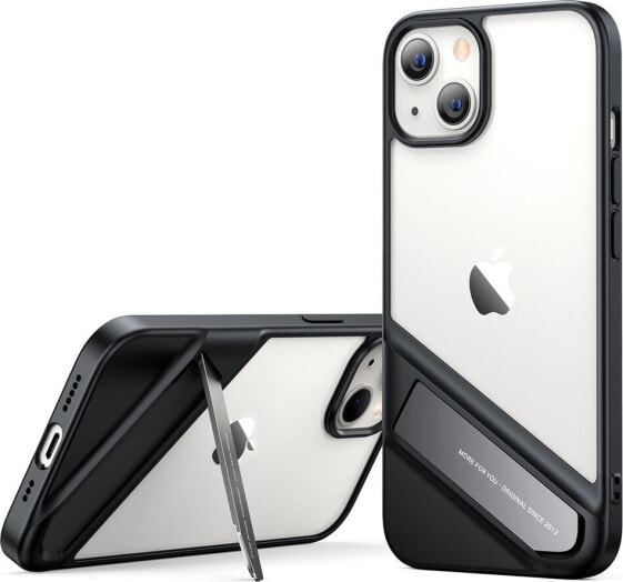 Ugreen Ugreen Fusion Kickstand Case sztywne etui z żelową ramką i podstawką do iPhone 13 czarny (90152)