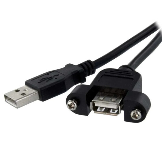 STARTECH Panel Mount A To A usb cable 91 cm