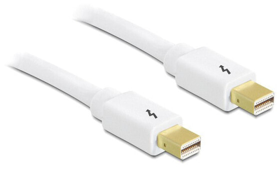 Delock Thunderbolt 2 Kabel 0.5 m weiß - Cable - Digital/Display/Video
