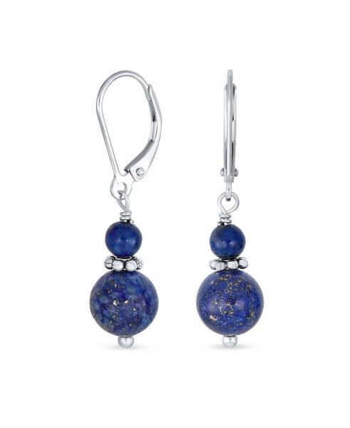 Серьги Bling Jewelry Blue Lapis Lazuli Dangle