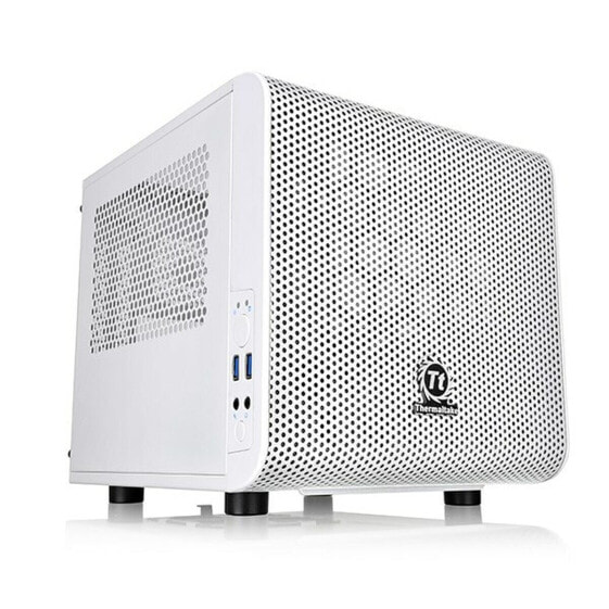 Блок полубашня Mini ITX THERMALTAKE Core V1 Snow Edition Белый