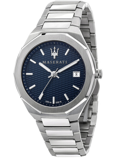 Мужские аналоговые часы Maserati R8853142006 Stile 42 мм 10ATM