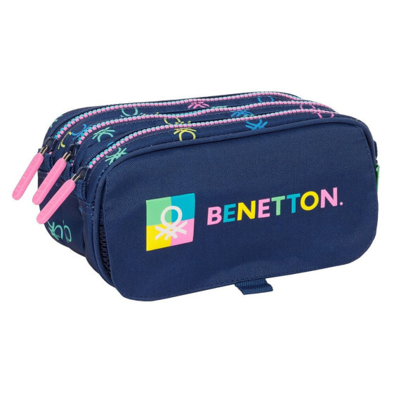 SAFTA Large Triple Benetton Pencil Case