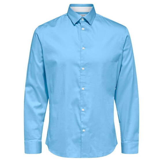 Рубашка узкая SELECTED Flex-Park Slim с длинным рукавом