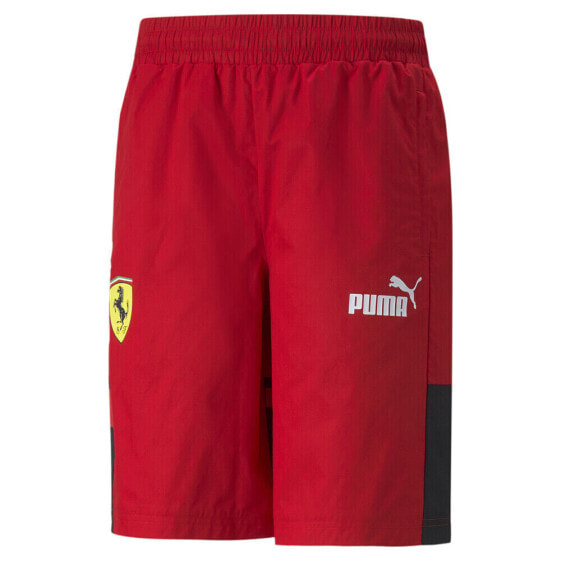 Puma Sf Race Sds Woven Shorts Mens Red Casual Athletic Bottoms 53512702
