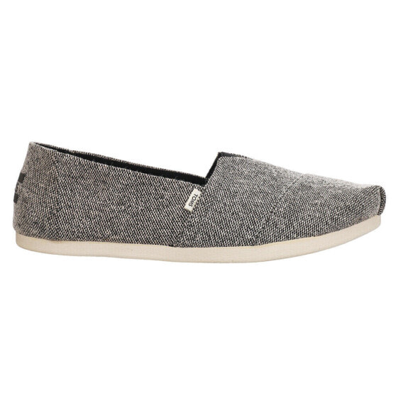 TOMS Alpargata 3.0 Slip On Womens Black, White Flats Casual 10015676T