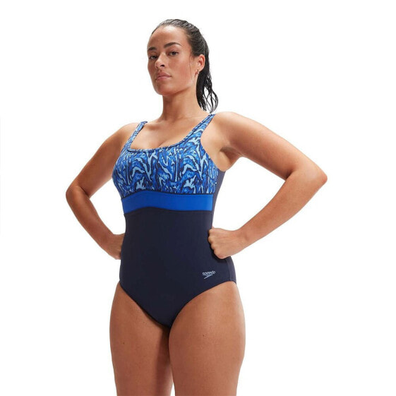 SPEEDO Shaping Contoureclipse Printed Swimsuit