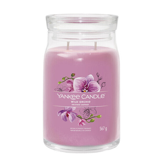Ароматическая свеча Yankee Candle Signature Glass Wild Orchid 567 г