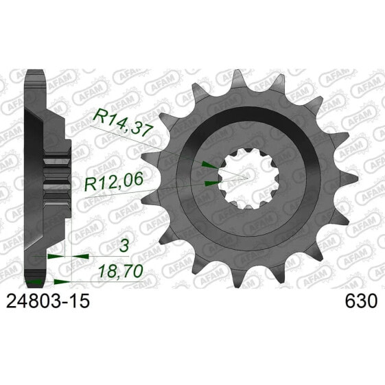 AFAM 24803 Front Sprocket